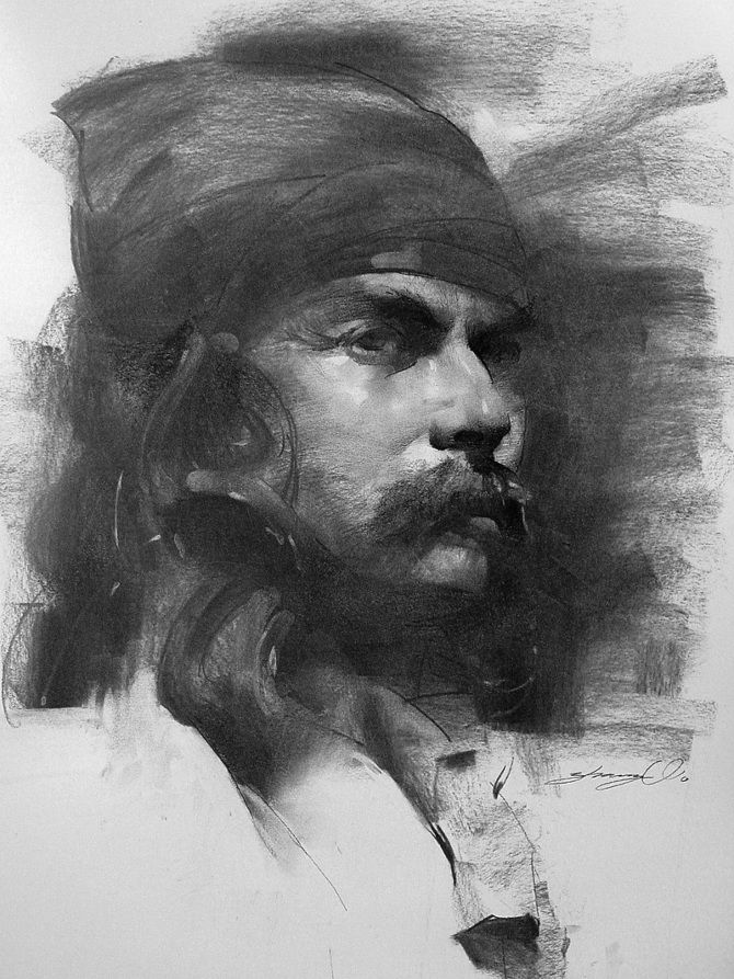 zhaoming wu - drawing the head in charcoal pdf